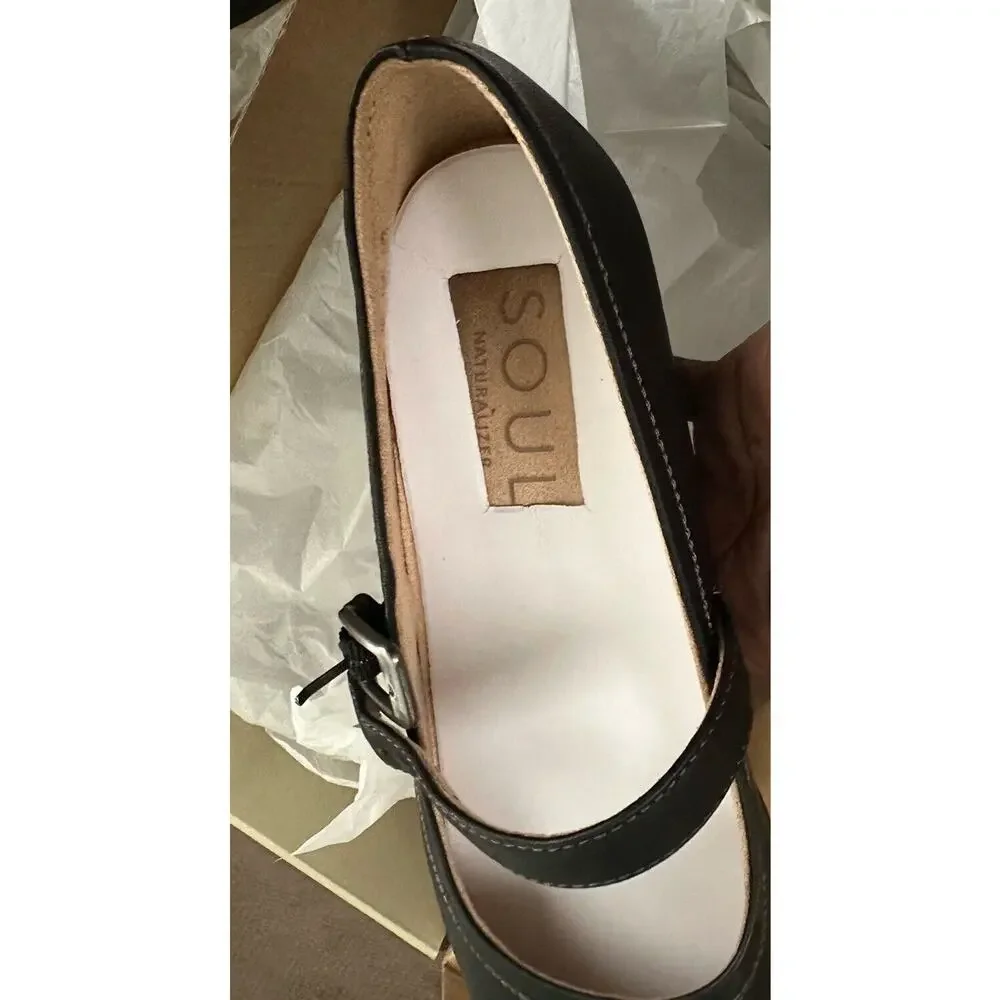 Soul Naturalizer Ramona Women's Black Mary Jane Flats US Size 7W - Picture 8 of 10
